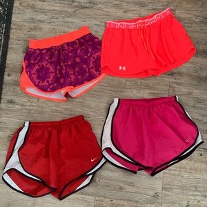 Bundle of Nike, Underarmour, and Champion shorts